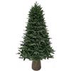 DEODATO Albero di Natale Rudolph 240 cm realistico e folto 2229 rami con tronco