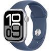 Apple Watch Series 10 Serie 10 GPS 42mm Cassa in Alluminio Color Argento con Den
