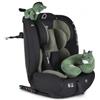 Moni Seggiolino Auto76-150cm (9-36 kg) i-Size con Isofix ISAFE GREEN