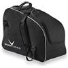 Black Crevice - Borsa per scarponi da sci e casco da sci, taglia unica, colore: Nero/Argento…