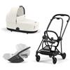 Cybex Platinum - Cybex Trio Mios 3.0 Off White Telaio Matt Black con Cloud T plus