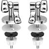 CORNAT TEC364891 - Cerniera per sedile WC con supporto, colore: Trasparente