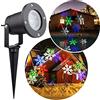 TEDD Proiettore Luci Natale Fiocco di Neve Effetto Rotante Impermeabile LED Lampada per Esterno Natale Festa Giardino Interno Casa