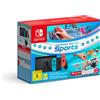 Nintendo SWITCH+NINTENDO SWITCH SPORTS+NSO 12M Blu/Rosso