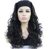 Wjnvfioo Parrucca A Fascia Sintetica Riccia Con Riflessi Biondi Lunghi 4 Dark Brown 22inches