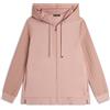 Freddy Felpa donna comfort con zip e cappuccio e maniche a trecce