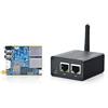 WayPonDEV NanoPi R1 Allwinner H3 - Mini router portatile OpenWRT con RAM DDR3 da 1 GB e due porte Ethernet, WLAN e porta seriale Bluetooth 4.0 per Lot NAS Smart Home Gateway