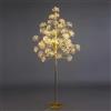 XMAS Albero Faggio con 1568 Micro Led Luce Calda Altezza 180 cm Tronco e Rami Colore Oro