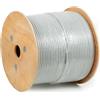 LINK Cavo Solido SCHERMATO FTP per RETI CATEGORIA 6 LSZH in Rame MATASSA MT 305 Classe ECA, Grigio