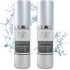 KLEEM ORGANICS Set 2x Siero alla Vitamina C per Viso e Collo - Antirughe, Antimacchie, Illuminante - Idratazione Profonda con Acido Ialuronico, Vitamina E, Aloe Vera - Testato da Enti Italiani di Eccellenza