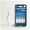 CURASEPT Scovolini Dentali Originali | Spazzolini interdentali Proxi P06 (filo 0,6 mm) | Bianco | Pulizia Profonda della Placca | Setole Nylon Ultra-flesse, Manico Ergonomico | 6 pz x confezione
