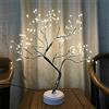 Soekodu Luce per Albero Betulla Natale, 108 Led Lampada per Albero Bonsai Albero Betulla Illuminato Interruttore Tattile Batteria o USB Filo Rame Ramo di Albero Luci per Decorazione(Luce Bianca Calda)