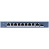 Hikvision DS-3E0510P-E Switch Unmanaged PoE Gigabit 8 porte