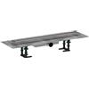 hansgrohe RainDrain Compact - set completo di canalina doccia (incl. set di installazione), canale di scarico piastrellabile 600 mm, installazione piatta, senza colore