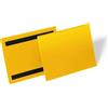 Durable 174304 Buste con Bande Magnetiche, A5 Orizzontale, Confezione da 50 Pezzi, Giallo