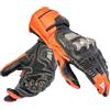 Dainese Guanti Moto in Pelle Dainese FULL METAL 7 Black Rosso Fluo