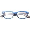 Contacta, Legend, Occhiali da Lettura per Uomo e Donna, Occhiali Moderni, Montatura Squadrata con Aste Colorate e Flex, Colore Blu, Diottrie +3,00, Confezione con Astuccio Portaocchiali, 30g