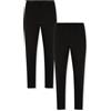 FM London Pijama FM London para hombre paquete de 2 - Pantalones de pijama ligeros para hombre, ropa de dormir y ropa de dormir, Nero a quadri, L