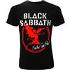 BLT T-Shirt Black Sabbath Originale Never Say Die Ufficiale Nera Maglia Maglietta Heavy Metal Since 1968 (L)