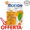 Monge Supreme Cat Kitten Tonno con Spinaci e Baby Carrots - Bustina Da 80 Gr - CONFEZIONE RISPARMIO