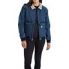 Carhartt Giacca invernale da donna, vestibilità comoda, in denim, foderata in sherpa, Faggio, XS