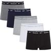 Reebok Boyes Boxer Cotone Traspirante | Intimo Maschile Elasticizzato Comfort Fit | Mutande Sportive Multipack Uso Quotidiano | Tessuto Morbido Supporto Attivo