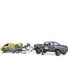Bruder Pick Up Ram 2500 Power Wagon Con Auto Roadster Racing Team
