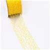 Deko AS GmbH Deko und Band Spiderweb Nastro Decorativo - 5 cm Giallo - Rotolo 25 m - 67 010 R 50