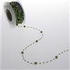 Deko AS GmbH Deko und Band Perle Filo Verde - 5 mm di 10 m Rotolo - 97651 60 (1,83 €/m)