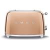 Smeg Tostapane 2 fette 50's Style, oro rosa lucido - TSF01RGEU (FINE SERIE)