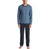 CALIDA Relax Essentials Set di Pigiama, Oscurante, Coronet Blue, 52-54 Uomo
