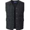 Btmpmcs Gilet In Pile da Uomo con Scollo a V Invernale Antivento Caldo Giacca Slim Fit Leggero Trapuntato Gilet Casual da Esterno Imbottito Giubbotto Senza Maniche Gilet con 4 Tasche