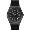 Timex Men's Q GMT 38mm Synthetic Rubber Strap Watch