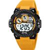 Orologio Uomo Militare A Doppio Display (Analogico/Digitale) – LED, Impermeabile 50m, Cronometro, Multifunzionale, Cinturino TPU, Retroilluminato