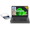 Lenovo, Pc Portatile Notebook, Intel i5 12Th, 24GB RAM, Full HD 15,6, 1256GB(Nvme 256GB + SSD 2.5'' 1TB), Windows 11 Pro, Office 2021 Pro Plus, Masterizzatore DVD Esterno, Pronto All'Uso