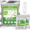 Angtai JN Taglia 00 Capsule Vuote Vegetali Separate 200 unità,Inclusi corpo capsula e tappo capsula,Compatibile con riempitrice di capsule 00