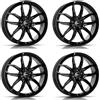 Rial 4x Cerchi Rial Lucca 7.5Jx17 ET45 5x114,3 diamant-schwarz compatibile con KIA Carens Ceed e-Niro e-Soul Niro Oprius Optima Plug-In Hybrid P