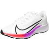 Nike Air Zoom Pegasus 37, Scarpe da Corsa Uomo, Bianco (white/flash crimson-hyper violet-spruce aura-vapor green-black), 45 EU