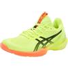 Asics Solution Speed FF 3 Paris, Sneaker Donna, Safety Yellow Black, 42 EU