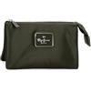 Pepe Jeans Christine Beauty case a tre scomparti verde 17,5 x 9,5 x 2 cm Poliestere con dettagli in pelle sintetica by Joumma Bags, Verde, Taglia unica, Trousse a tre scomparti