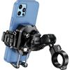 iMESTOU Supporto per Telefono Antivibrazione per Moto e Bici con Ammortizzatori e Design Antifurto, Supporto per Telefono a Sfera da 25mm Adatto per Telefoni da 5,2 a 7,2 Fino a 15 mm di Spessore