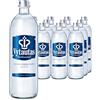 Vytautas Acqua Minerale Naturale Frizzante, Bottiglie di Vetro 750 ml, Confezione da 12, per Massima Idratazione, Ricca di Minerali come Calcio, Magnesio, Alta Mineralizzazione