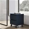 LIBEROSHOPPING.eu - LA TUA CASA IN UN CL Carrello multiuso 2 cassetti in legno 41x44xH58 con ruote (Blu Opaco)