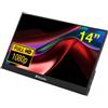 VERBATIM Monitor Verbatim PM-14 14'' FullHD IPS USB-C HDR Nero