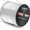 Dingbear Bianco Lenza da Pesca in Nylon Monofilamento da Pesca in Nylon Filo da Pesca a Forte Tensione(200m/1.5# 5.5LB/0.20mm)