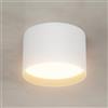 Klighten LED 12W Faretti da Soffitto Rotonda, Bianco Faretto da superficie, Plafoniera da Soffitto Moderna Bianco caldo 3000K, Lampada da soffitto Alluminio, IP44, 598LM, 60X90mm