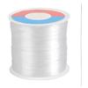 TOKERD 500 m Trasparent Nylon Filo Invisibile Filo da Pesca 0.3 mm trasparente filo di nylon perline filo per realizzare gioielli, bracciali collana e progetti artigianali strumento essenziale