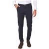 Ciabalù Pantaloni Uomo Eleganti Invernali Sartoriali in Cotone Caldo Pantaloni Chino Vita Regolare Slim Fit Made in Italy (IT, Numero, 52, Regular, Regular, Blu)