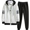 PVUCPOT Tuta Uomo in Felpa Completa - Sportiva Con Zip e Cappuccio