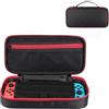 HYGMOCC Custodia per Nintendo Switch/Switch OLED, con 10 Cartucce Giochi Protettive Pieghevole Soft Durable Travel Custodia, per Switch Console & Accessori, (Nero) (Nero)